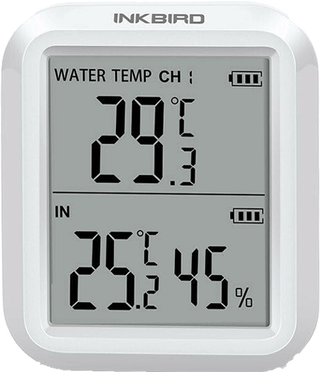 Affichage du thermomètre de piscine WiFi - Version 2022
